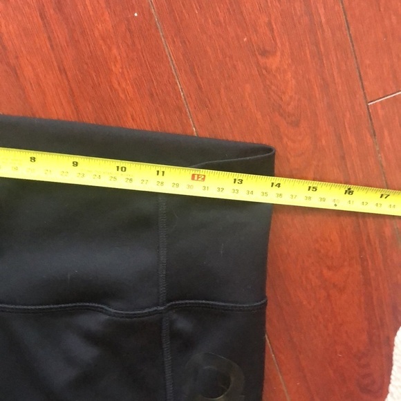 Adidas Climalite Size  M Black 12” Rise Leggings yoga pants - Picture 11 of 15